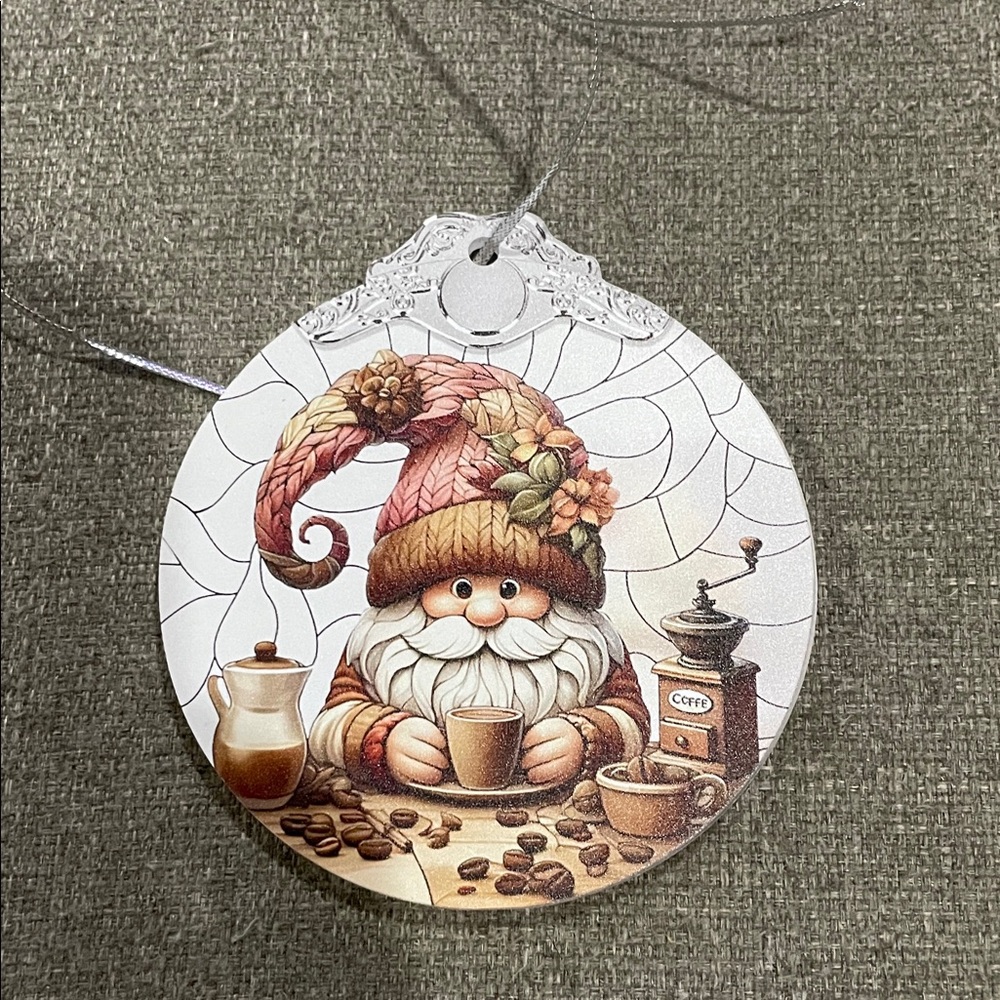 Gnome Christmas Holiday Ornament